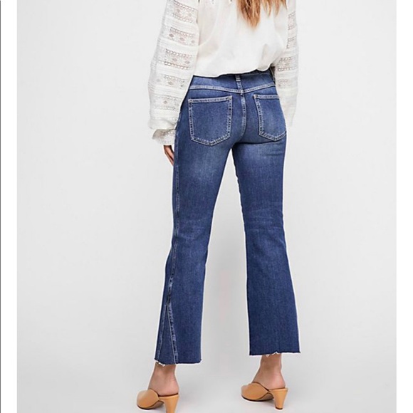 Free People Rita raw edge flare crop - Picture 2 of 2